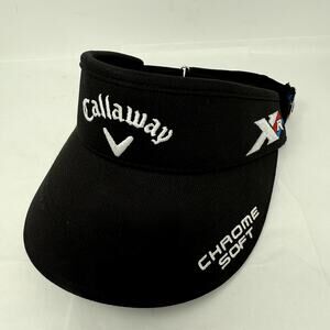 Callaway Chrome Soft Golf Hat Black Visor Cap Great Big Bertha Gorpcore Outdoor
